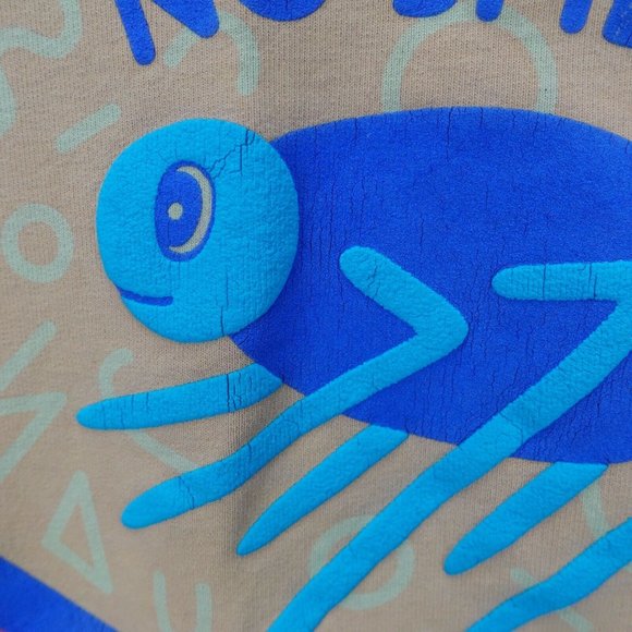 Mokuyobi Women's Size XL "No Spiders" Sweatshirt USA Made Pullover Peach Color - Picture 6 of 10